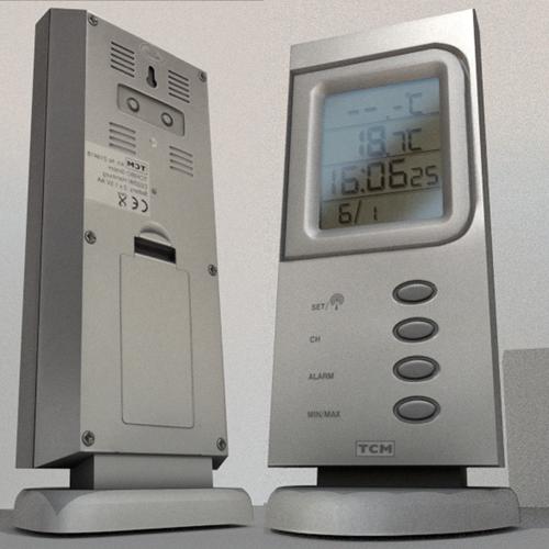 room thermometer-clock preview image